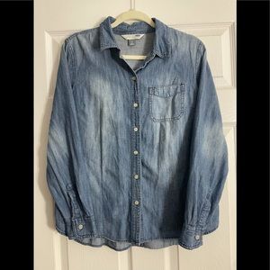 Old Navy Denim Button Down Shirt